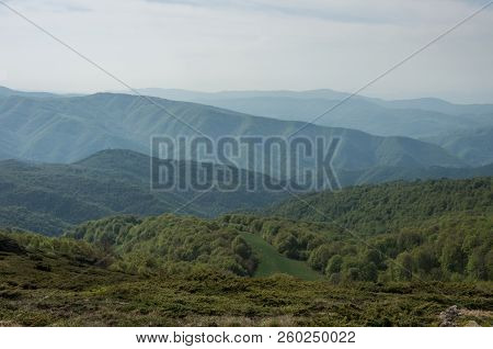 View To Stara Planina Mountain Massif In The South-eastern Serbia From Babin Zub,  Serbia.