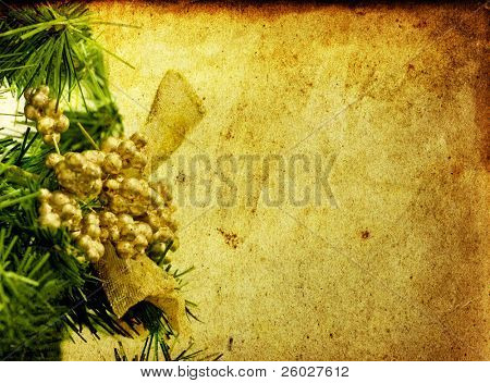 Vintage christmas greeting card