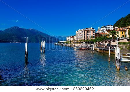 Glimpse Of Bellagio On Lake Como In Italy