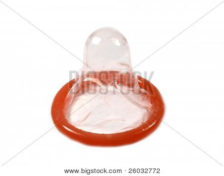 Red condom