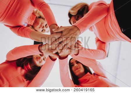 Heath People Support People Who Illness. Style And Support Day. Model And People. Lifestyle With Fam