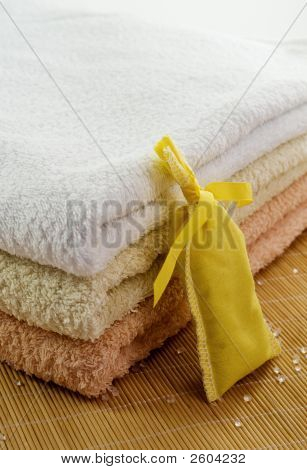 Ręczniki z worek zapach