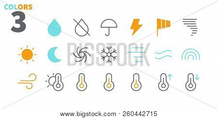 Weather Ui Pixel Perfect Well-crafted Vector Thin Line Icons 48x48 Ready For 24x24 Grid For Web Grap