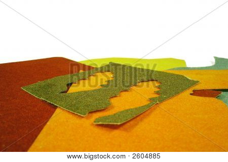 Arkkia leikata koriste sametti tulostuspaperi