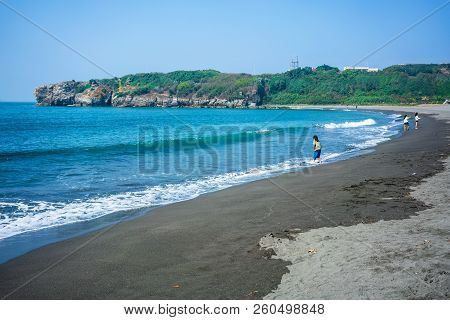 Cijin Beach View On Cijin Island In Kaohsiung Taiwan
