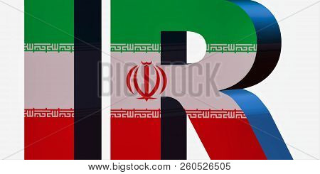 3d Standard Country Code Letters - Abbreviation Standart Code - Iran