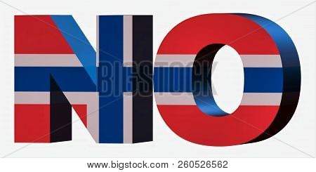 3d Standard Country Code Letters - Abbreviation Standart Code - Norway