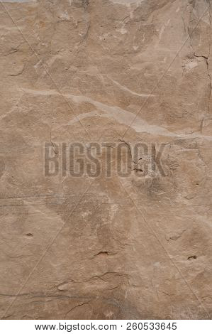 Closeup Limestone Rock Face Showing Weathered Rock Geology Walpa