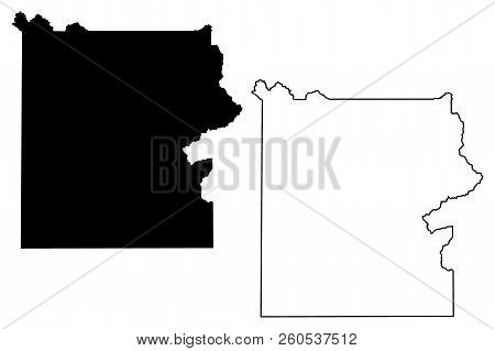 Yellowstone National Park (united States Of America, Usa) Map Vector Illustration, Scribble Sketch Y