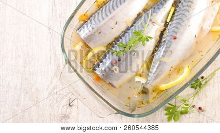 maquereau fish with wine