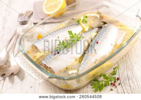 maquereau fish with wine