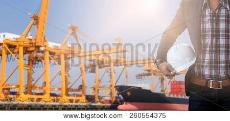 Water Transportation And Cargo Ship And Pilotage.