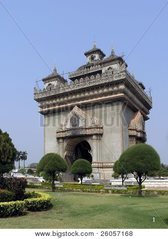 Bogen de Tromphe Vientiane laos