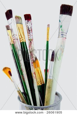 antiga pintura brushs