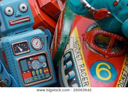 Retro lelut laatikkoon