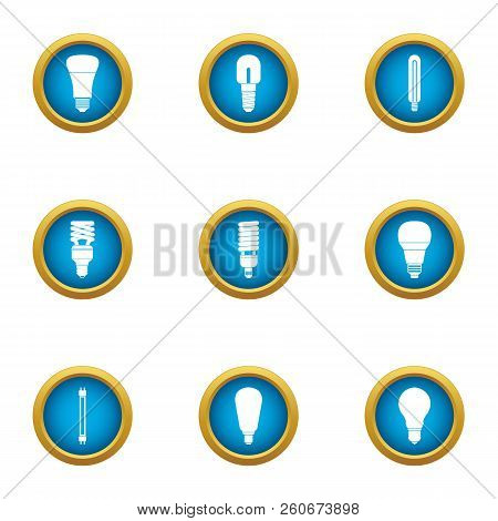 Lanthorn Icons Set. Flat Set Of 9 Lanthorn Vector Icons For Web Isolated On White Background