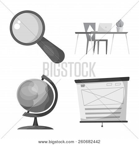 Vector Design Of Education And Learning Logo. Set Of Education And School Vector Icon For Stock.