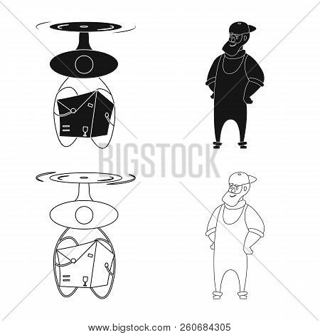 Isolated Object Of Goods And Cargo Icon. Collection Of Goods And Warehouse Stock Vector Illustration