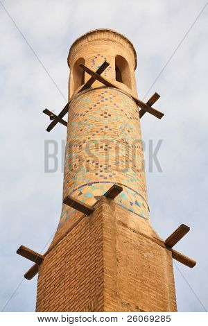 Jomban สตูดิโอมะนาหรือสั่น minarets ในอิสฟาฮาน