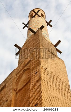 Jomban สตูดิโอมะนาหรือสั่น minarets ในอิสฟาฮาน