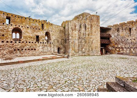 Smederevo Fortress, Serbia, 7/8/09 - Donjon Tower Of Medieval Fortified City In Smederevo, Which Was