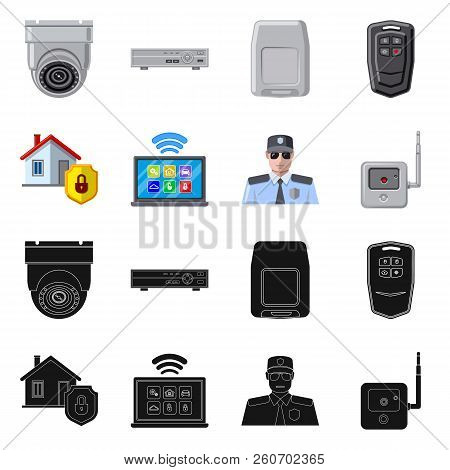 Vector Design Of Office And House Symbol. Set Of Office And System Vector Icon For Stock.