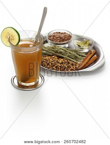 emoliente, traditional peruvian healthy drink