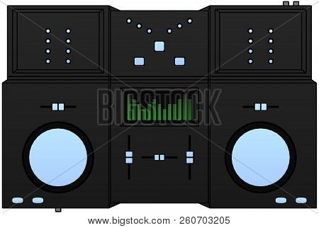A 2d Dj Turntable That I Made In Blender.