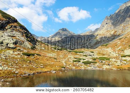 Pleso Nad Skokom, Beautiful Lake In Mlynicka Valley, High Tatras (vysoke Tatry), Slovakia