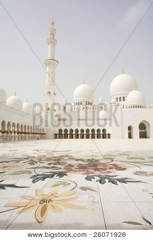 Moschea di Sheikh Zayed di Abu Dhabi, Emirati Arabi