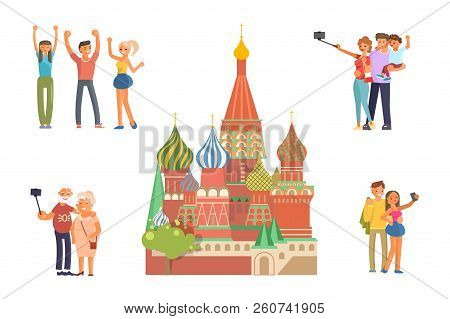 Healthy Active Lifestyle. Young And Old People Characters Characters Travel. Voyage Around Europe An