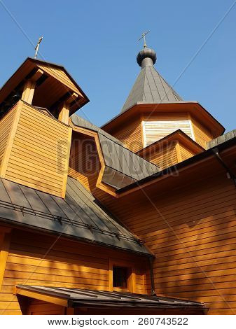 Church Of St. Nicholas At Straw Hut In Timiryazevsky District Of Moscow Russia