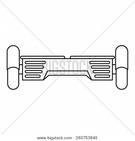 Hover Board Gyro Pod Icon. Outline Illustration Of Hover Board Gyro Pod Icon For Web