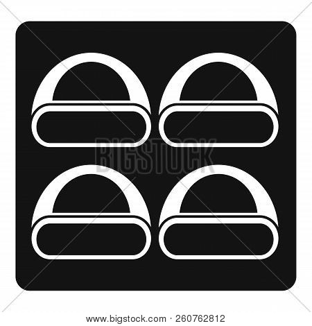 Different Sushi Icon. Simple Illustration Of Different Sushi Icon For Web