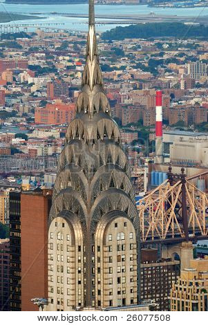 New York City oct 2: die Chrysler Gebäude, war des weltweit höchste Gebäude für 11 Monate vor 