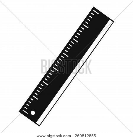 Yardstick Icon. Simple Illustration Of Yardstick Icon For Web