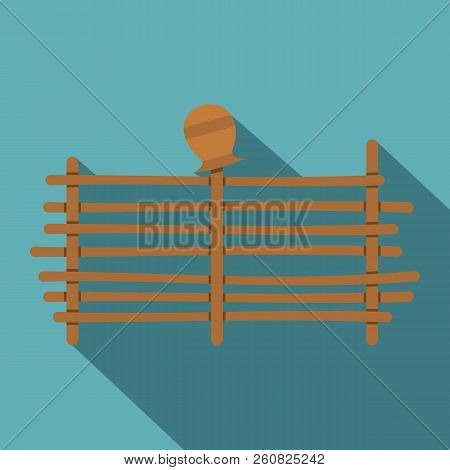 Palisade Icon. Flat Illustration Of Palisade Icon For Web