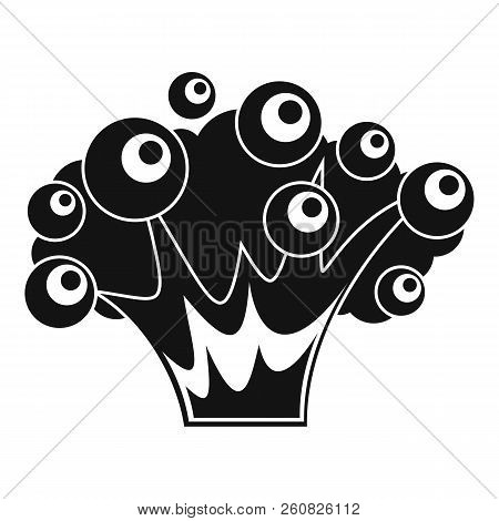 High Power Explosion Icon. Simple Illustration Of High Power Explosion Icon For Web