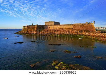 Castelo de San Anton in La Coruna of Galicia Spain