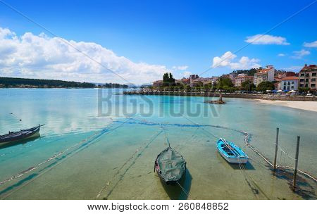 O Grove Peralto beach in Pontevedra Galicia Spain