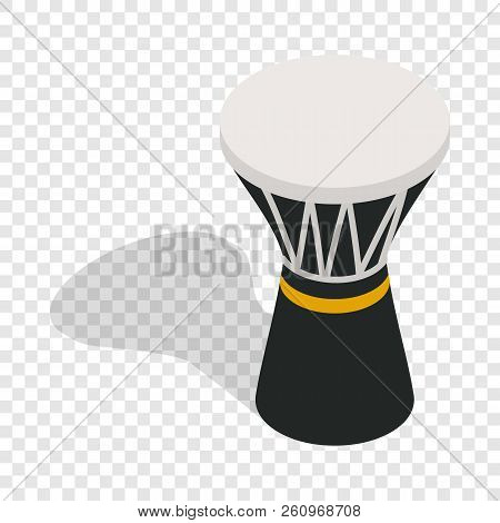 Darbuka, Percussive Musical Instrument Isometric Icon 3d On A Transparent Background Illustration