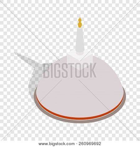 Anuradhapura Ruin, Historical Capital City Of The Sinhalese Buddhist State Isometric Icon 3d On A Tr