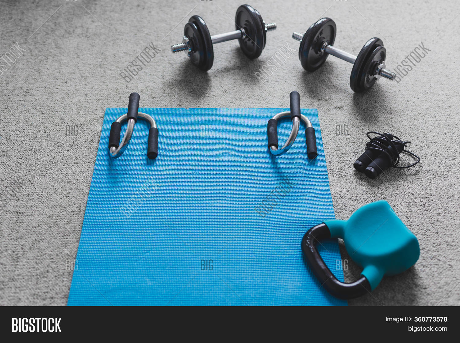 fitness concept yoga mat