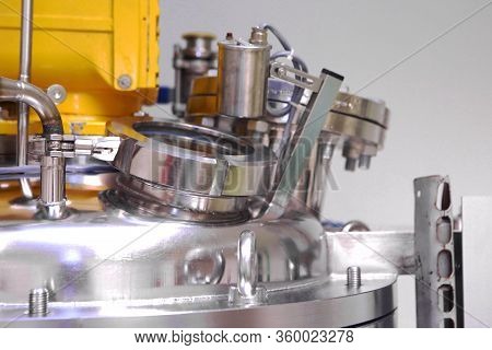 Reactors Of Suspensions And Solutions. Manufacture Of Pharmaceutical Industry. Production Of Suspens