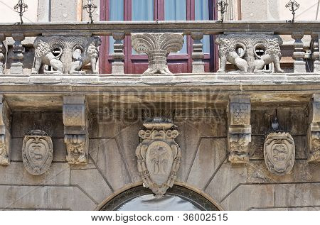 Palácio do Podest. Viterbo. Lazio. Itália.