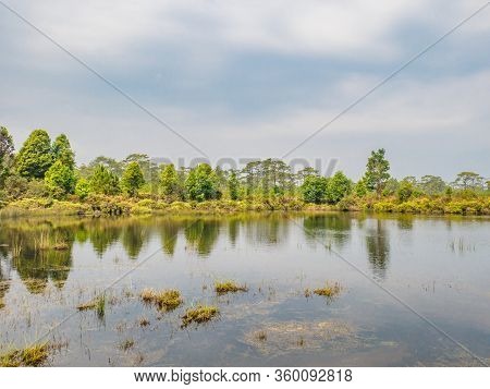 Anodard Pond On Phu Kradueng Mountain National Park In Loei City Thailand.phu Kradueng Mountain Nati