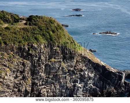 Morning View Of Tengu No Hana Observation Point, One Of The Main Viewpoints On Cape Ashizuri - Ashiz