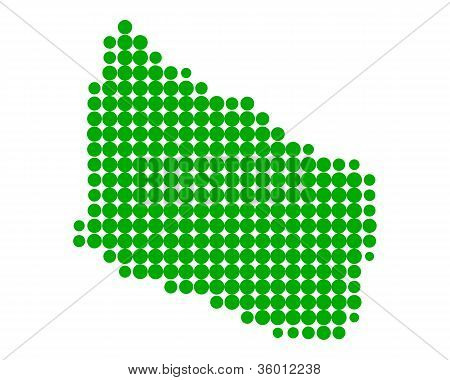 Mappa di Bornholm