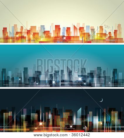Skyline cidade moderna