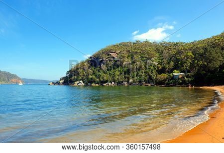 View Of The Scenic Landscape Of The Palm Beach In Sydney, Australia